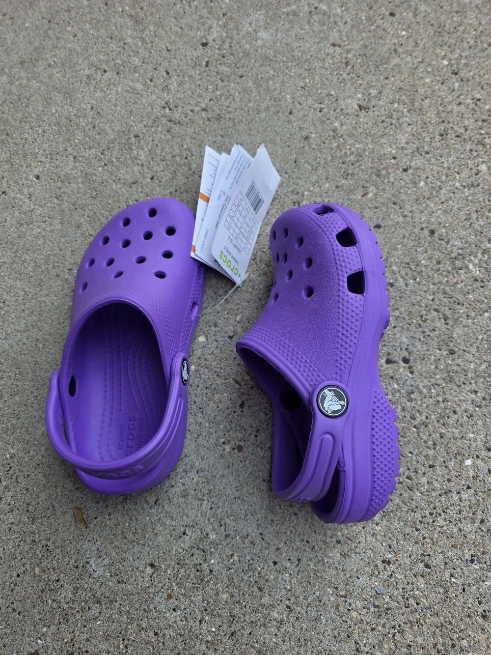 Crocs Kids Classic Clog - Purple C11